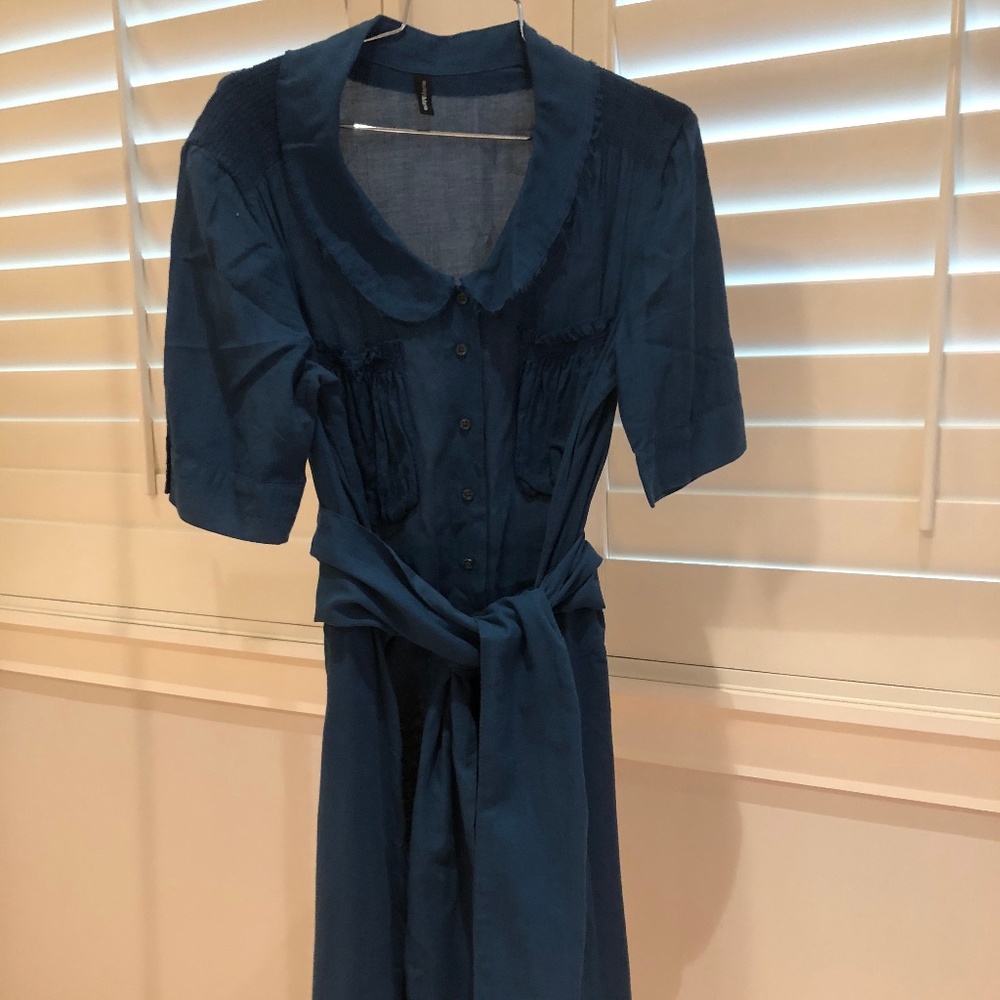 Marie Marie Cotton Voile Button Front Dress